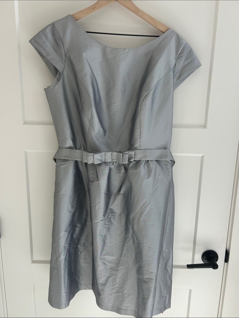 Alfred Sung D570 French Gray Cocktail Dress Size 18 NWT